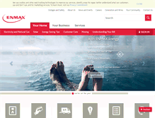 Tablet Screenshot of enmax.com